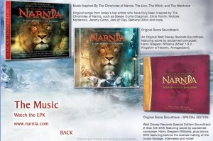 The Chronicles of Narnia: The Lion, the Witch and the Wardrobe Soundtracks The Chronicles of Narnia: The Lion, the Witch and the Wardrobe Soundtracks